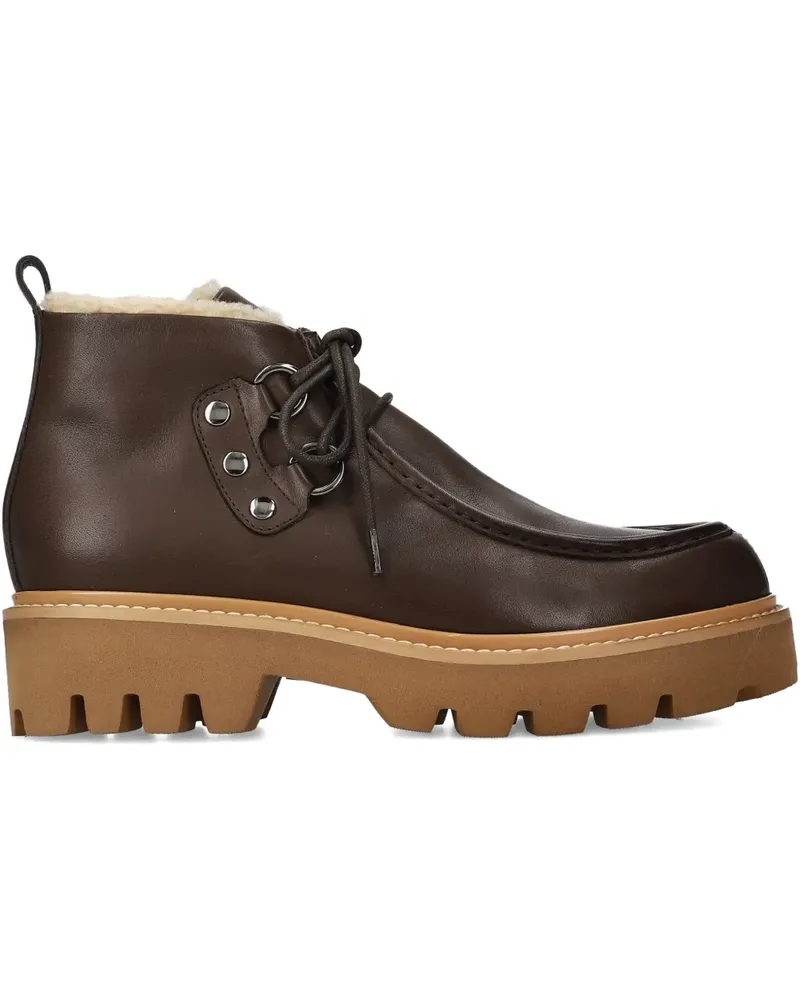 Premiata lace-up lug-sole boots - Braun Braun