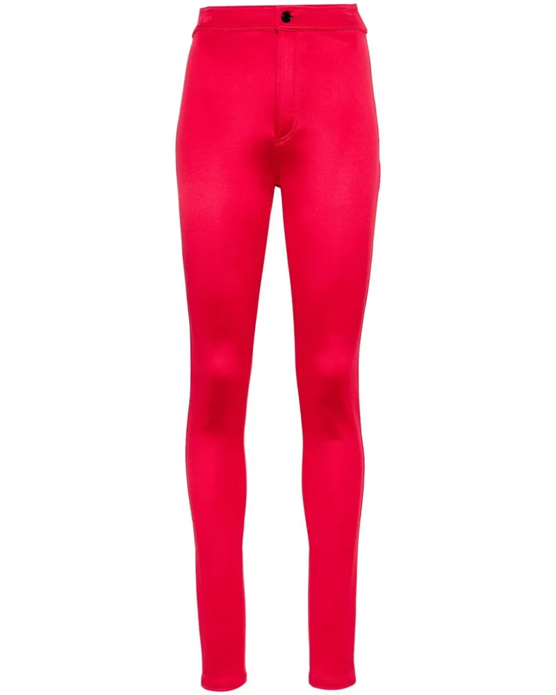 Saint Laurent Klassische Skinny-Hose - Rot Rot