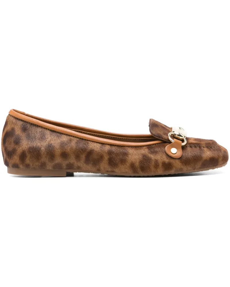 See by Chloé Ballerinas mit Leoparden-Print - Braun Braun