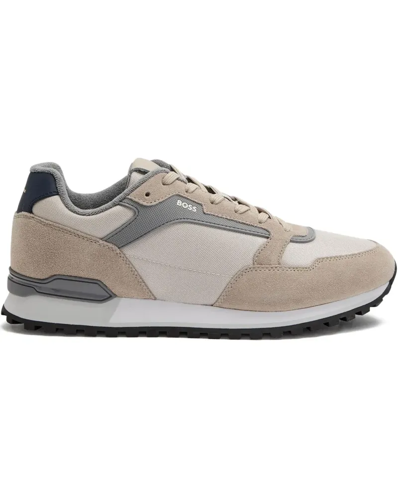 HUGO BOSS Sneakers mit Wildledereinsätzen - Nude Nude