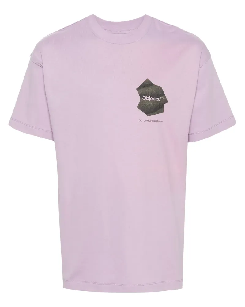 Objects IV Life Thought Buggle T-Shirt mit Spray-Print - Violett Violett