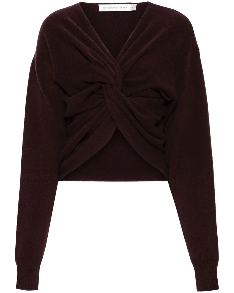 Christopher Esber Ravelled Pullover - Rot Rot