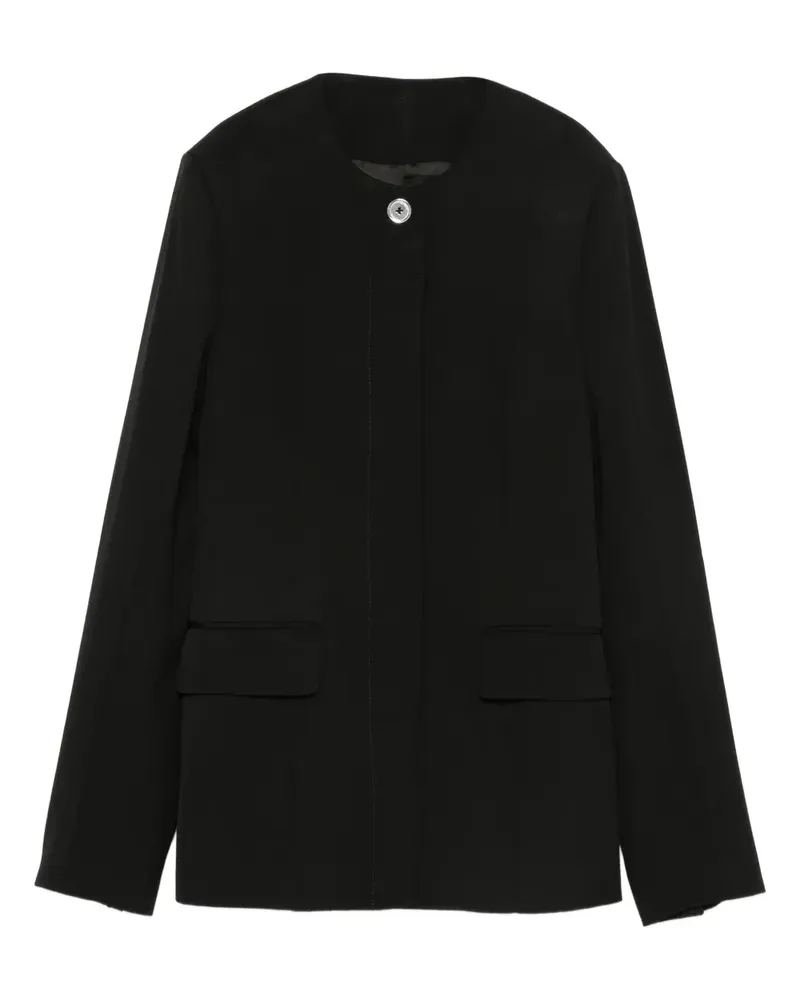 Totême Jacke mit rundem Ausschnitt - Schwarz Schwarz