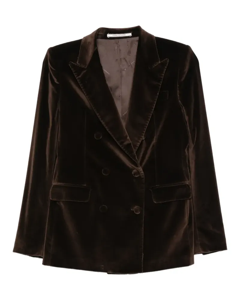 Tagliatore Doppelreihiger Blazer - Braun Braun