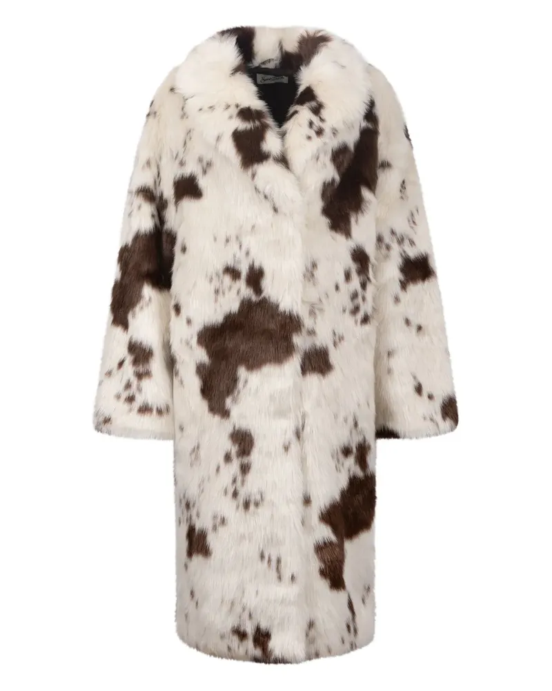 MC2 Saint Barth spotted coat - Weiß Weiß