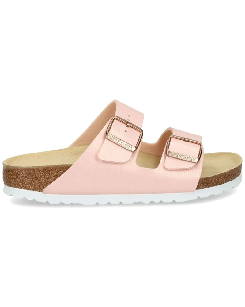 Birkenstock Arizona Birko-Flor Pantoletten - Rosa Rosa