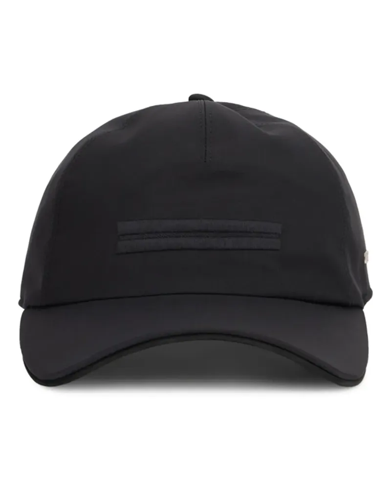 Ermenegildo Zegna Baseballkappe mit Logo-Schild - Schwarz Schwarz