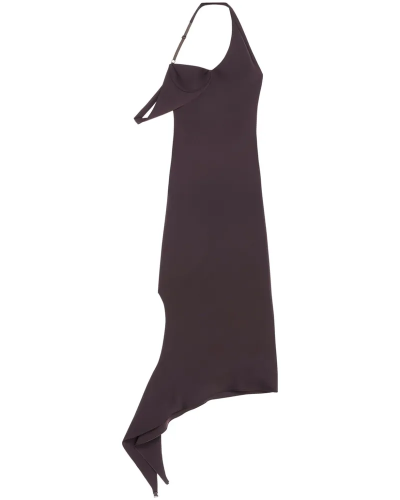 Courrèges Undressed Kleid - Braun Braun