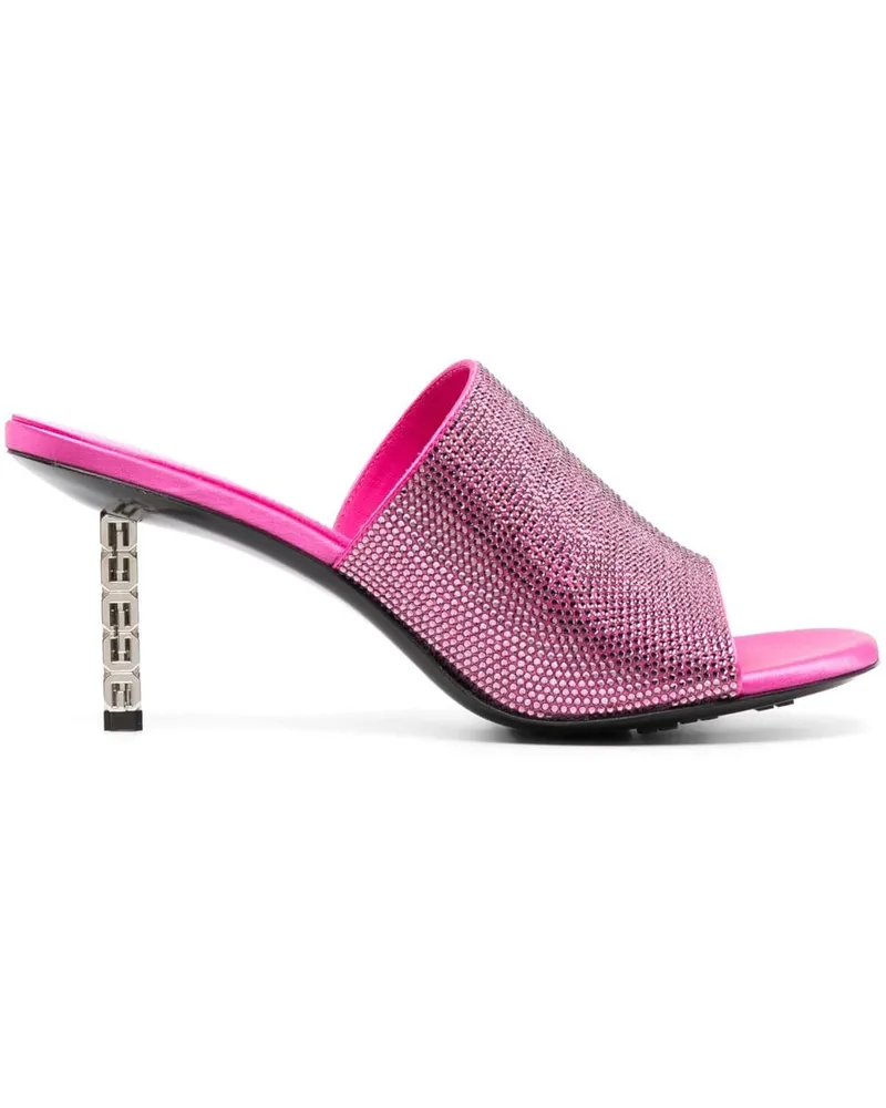 Givenchy Offene Mules 70mm - Rosa Rosa