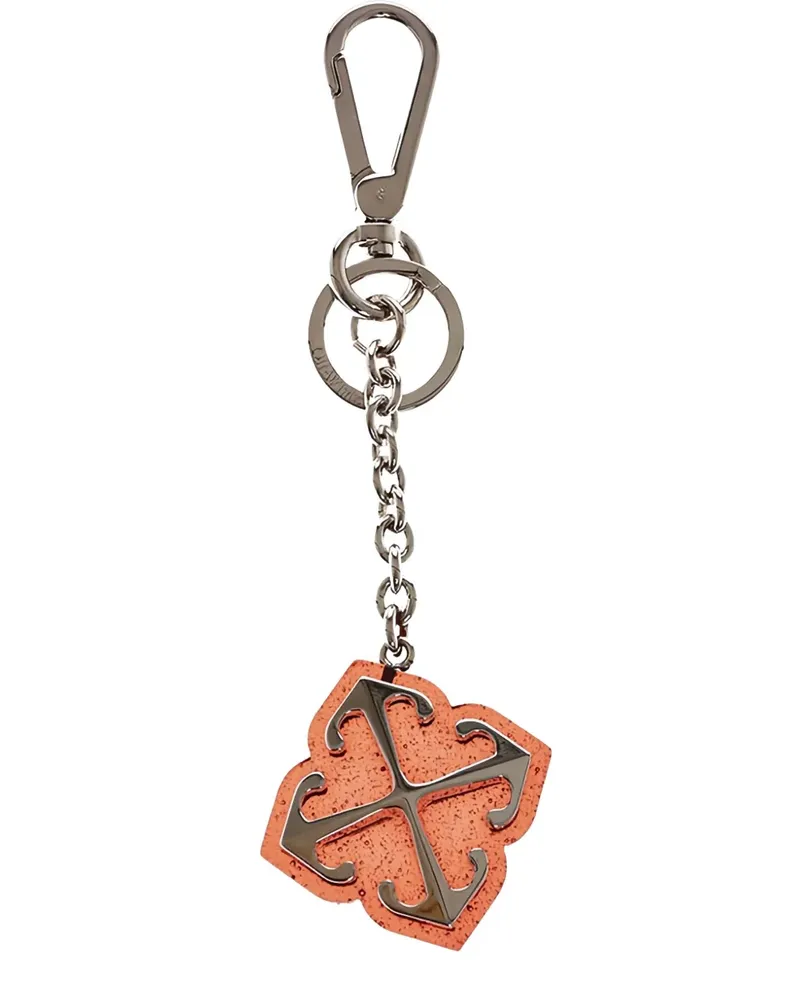 OFF-WHITE Jitney arrow-motif keyring - Silber Silber