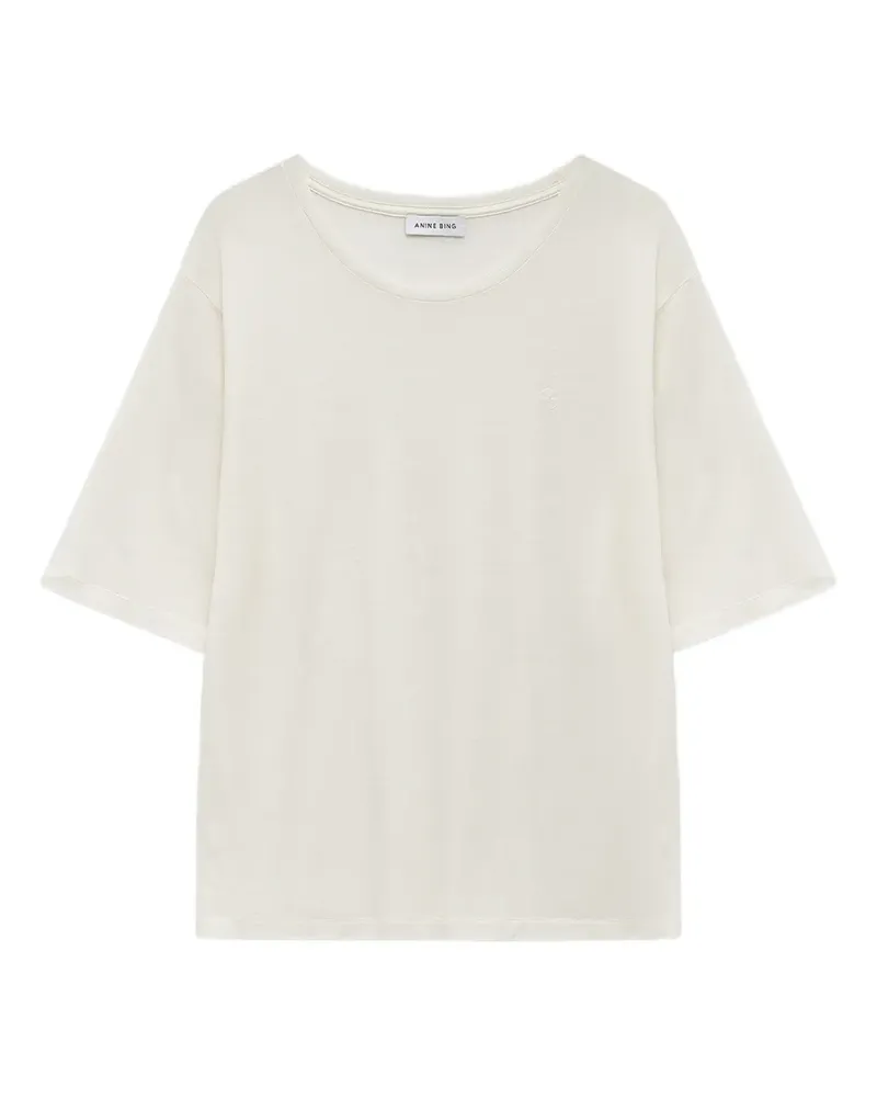 Anine Bing Margo short-sleeved T-shirt - Nude Nude