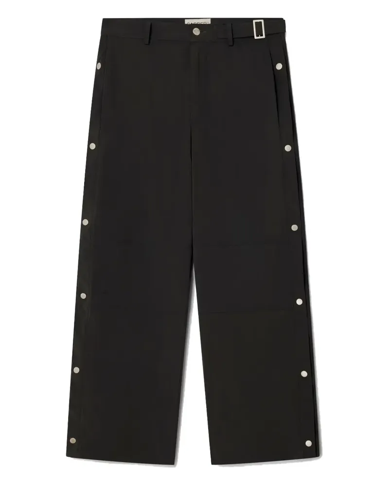 Carrera Hose mit Druckknöpfen - Schwarz Schwarz