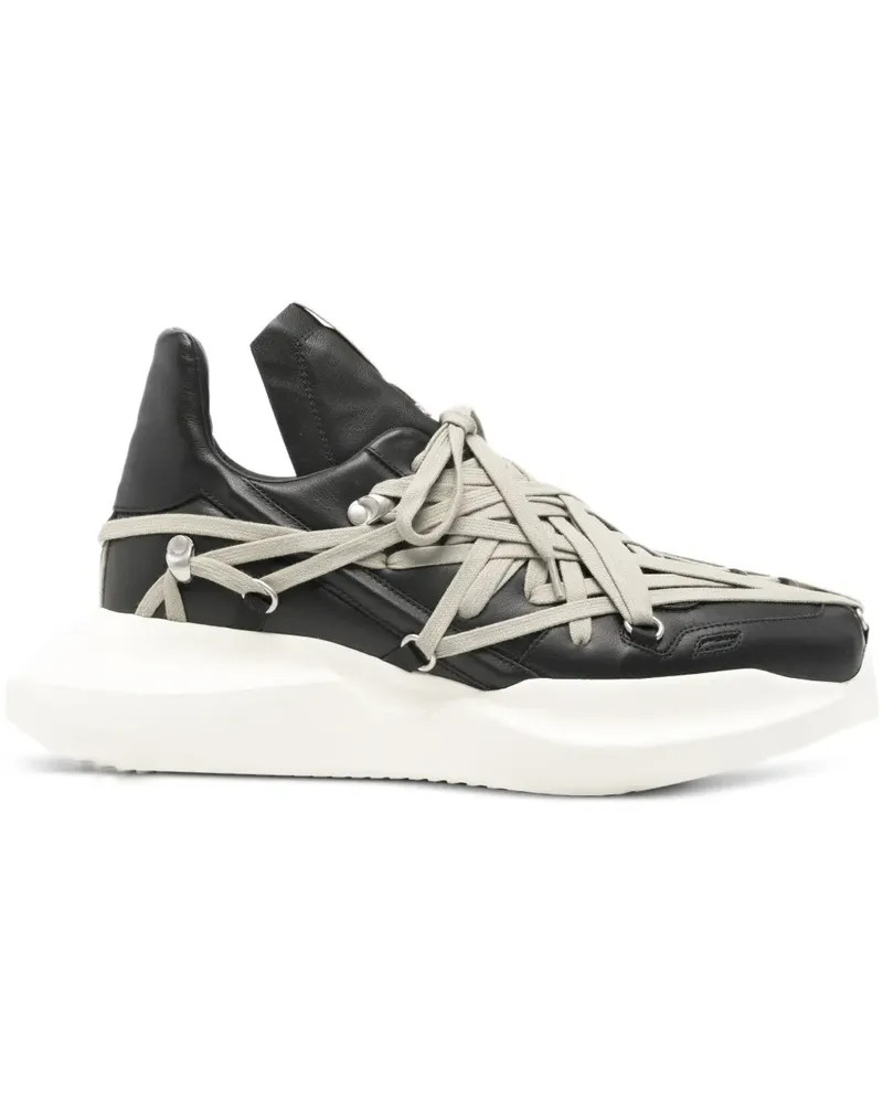 Rick Owens lace-up sneakers - Schwarz Schwarz