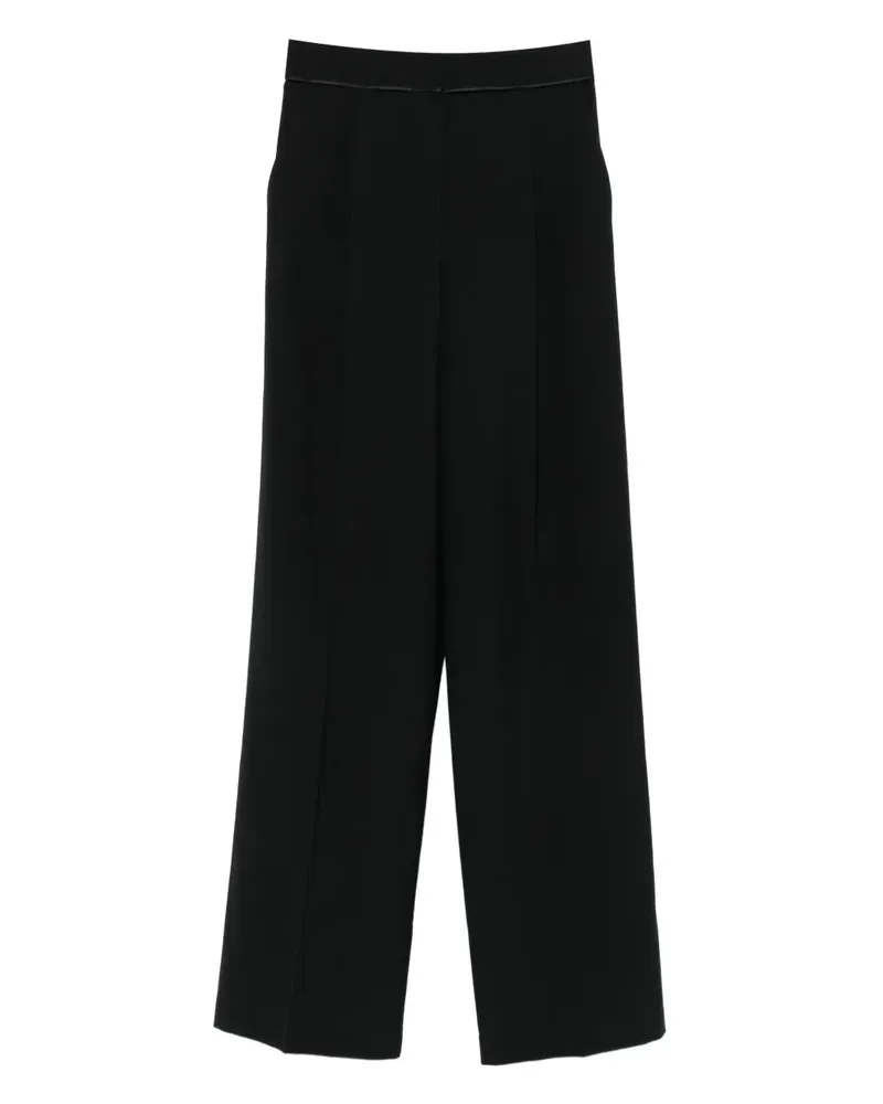 forte_forte Hose mit hohem Bund - Schwarz Schwarz