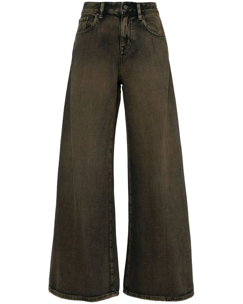 JNBY Ausgeblichene Wide-Leg-Jeans - Blau Blau