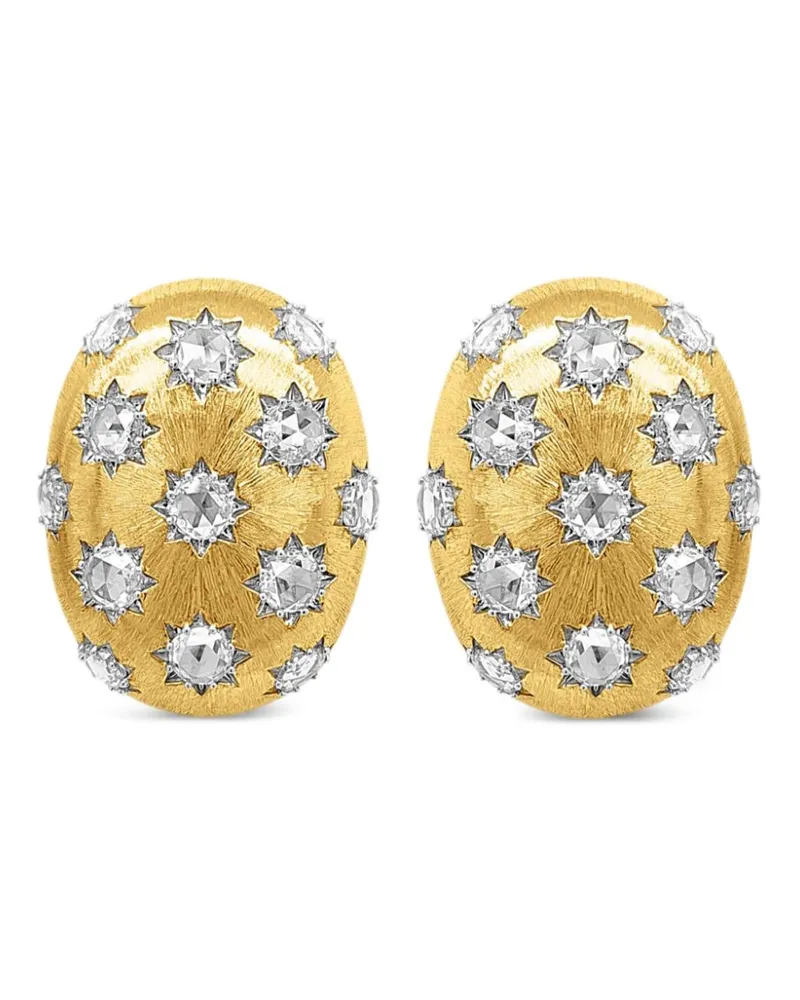 HYT Jewelry 18kt Gelbgoldohrringe mit Diamanten Gold