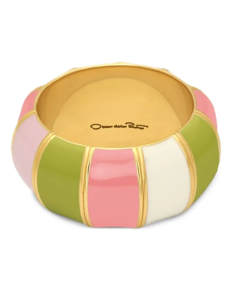 Oscar de la Renta C-Ring aus Emaille - Gold Gold