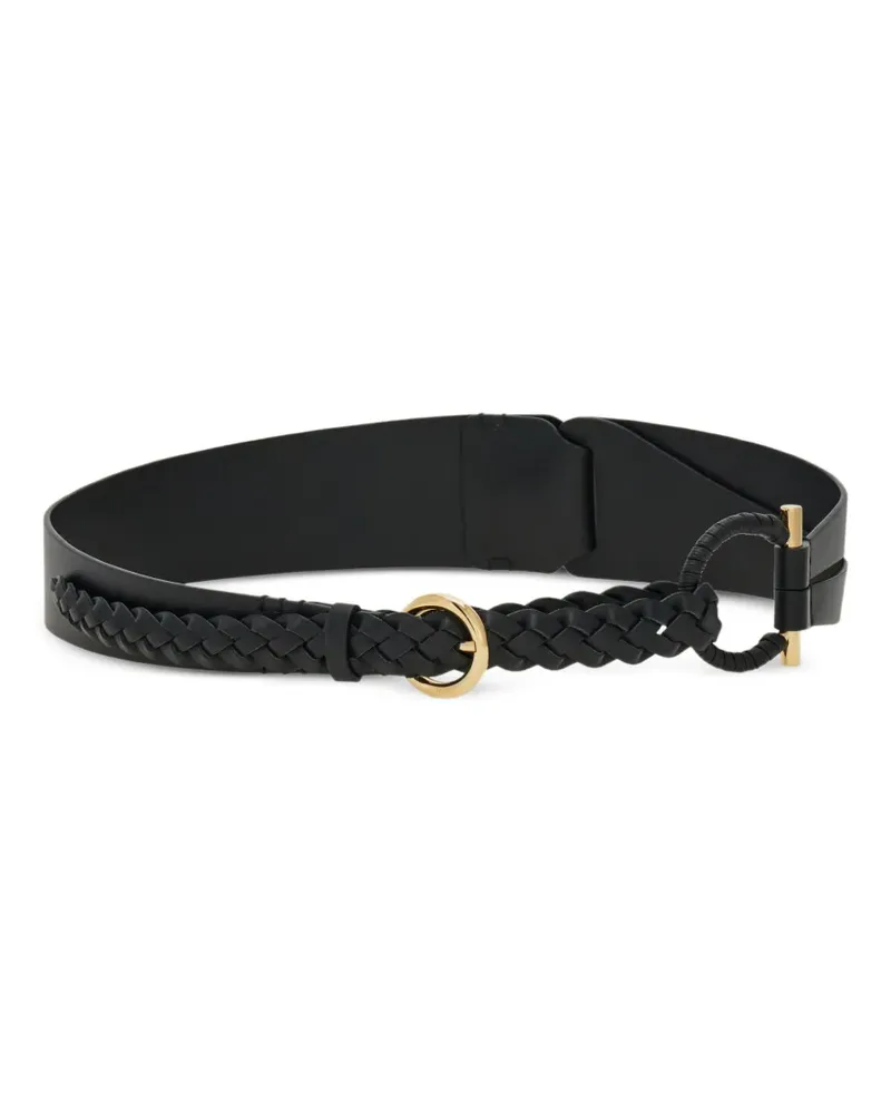 Ferragamo Gürtel mit Gancini - Schwarz Schwarz