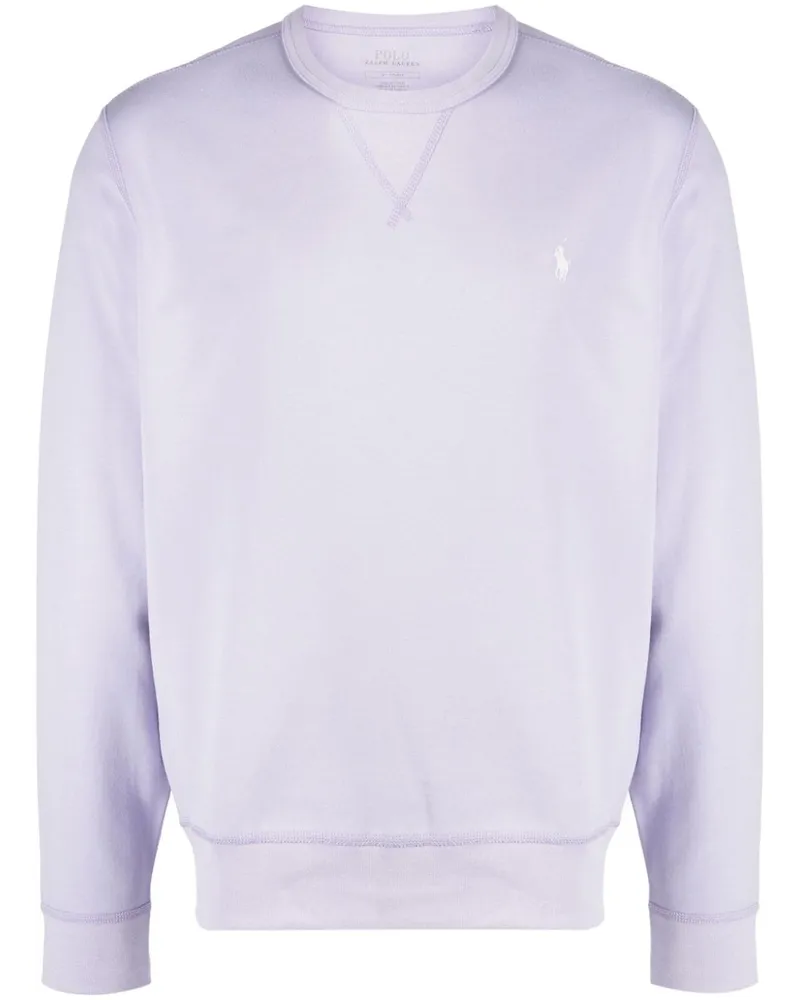 Ralph Lauren Sweatshirt mit Polo Pony - Violett Violett