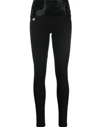 Philipp Plein Leggings mit Kristallen Schwarz