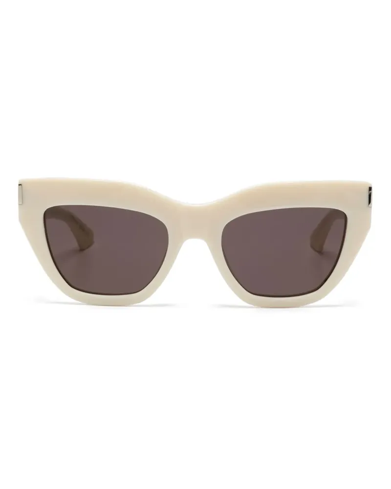 Saint Laurent Sonnenbrille mit Cat-Eye-Gestell - Nude Nude