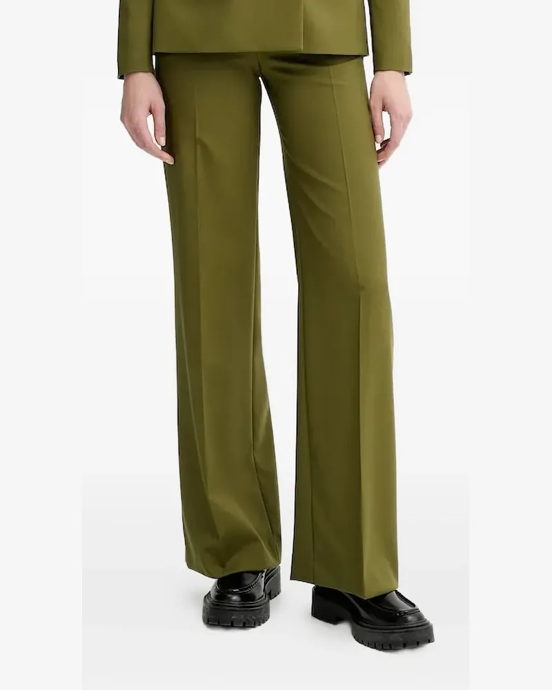 Paul Smith Wide-Leg-Hose mit Bundfalten - Grün Grün