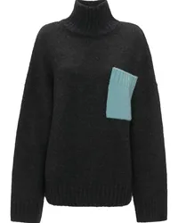 J.W.Anderson Gerippter Pullover Grau