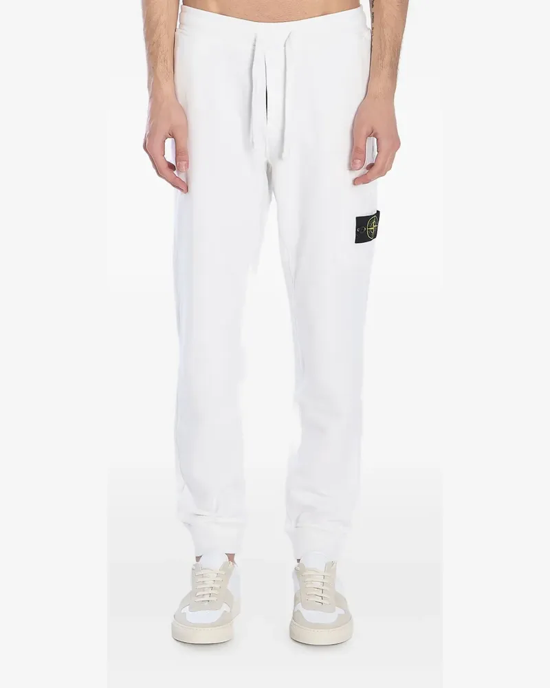 Stone Island Jogginghose aus Baumwolle - Weiß Weiß