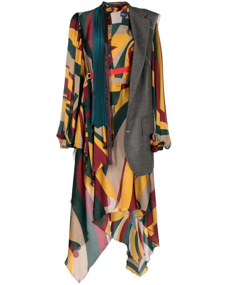 kolor Asymmetrisches Kleid - Mehrfarbig Mehrfarbig