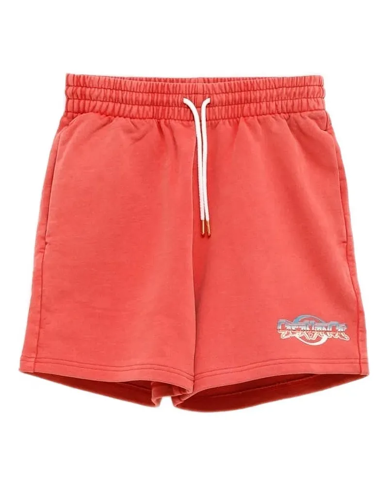 Casablanca Paris Logo-Shorts mit elastischem Bund - Rot Rot