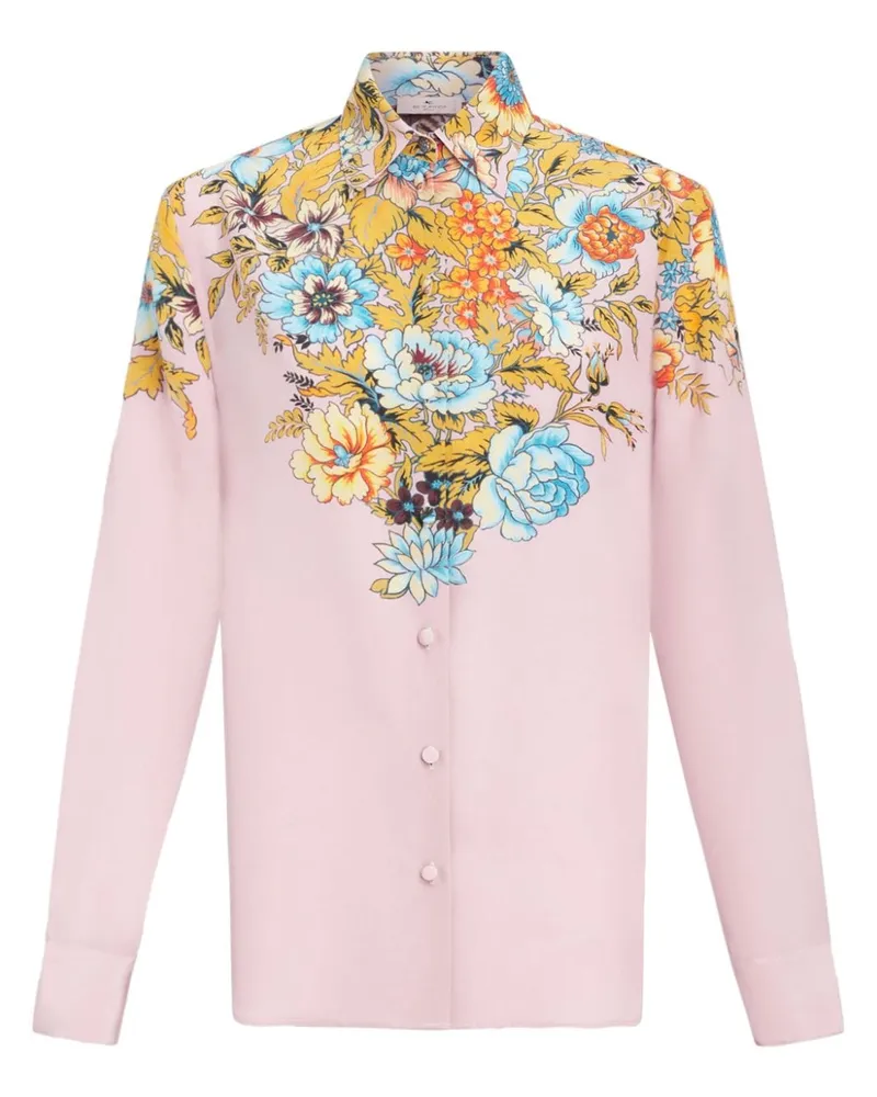 Etro Hemd mit Print - Rosa Rosa