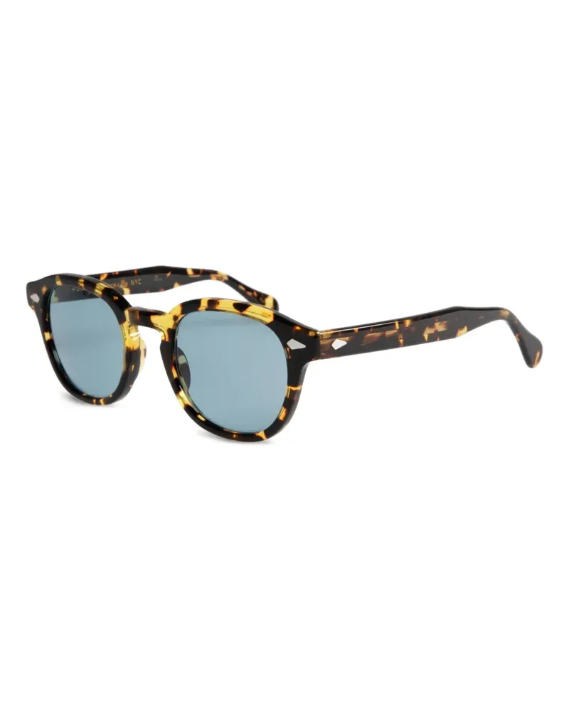 MOSCOT Runde Lemtosh Sonnenbrille - Braun Braun