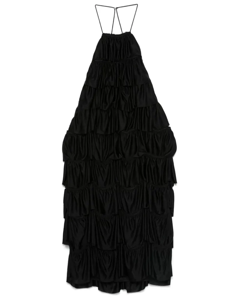 Tom Ford Minikleid mit Rüschen - Schwarz Schwarz