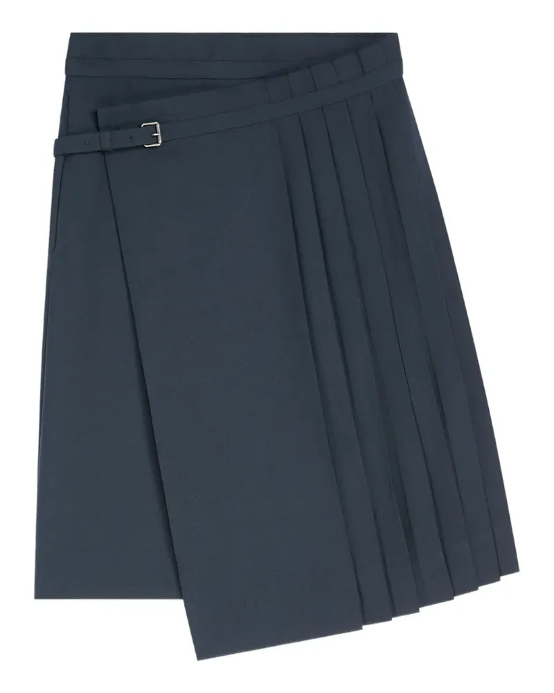 Dries van Noten Schottenrock aus Wolle - Blau Blau