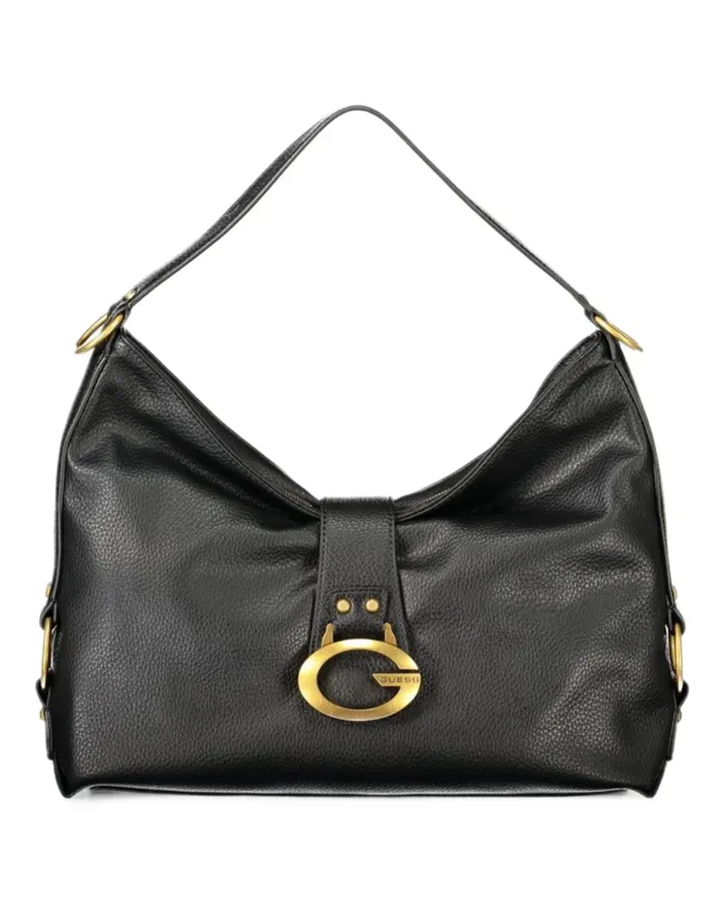 Guess Camden Tote Bag mit Logo-Schild - Schwarz Schwarz