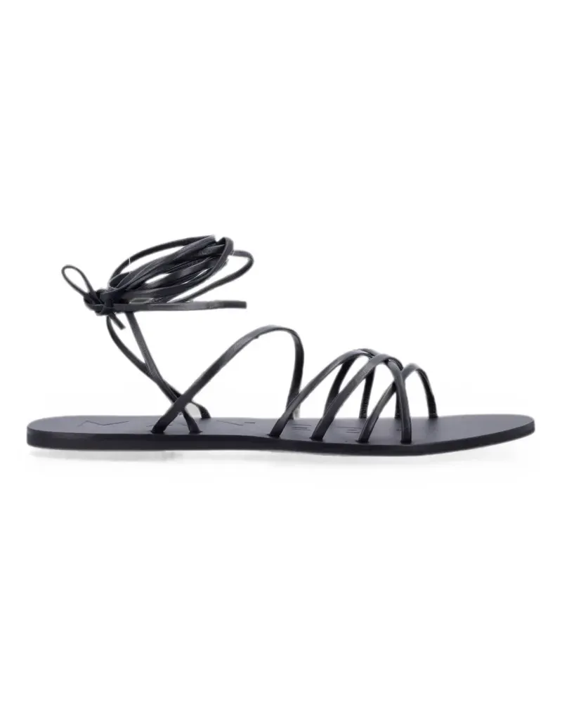 Manebí multi-strap tie-fastening sandals - Schwarz Schwarz