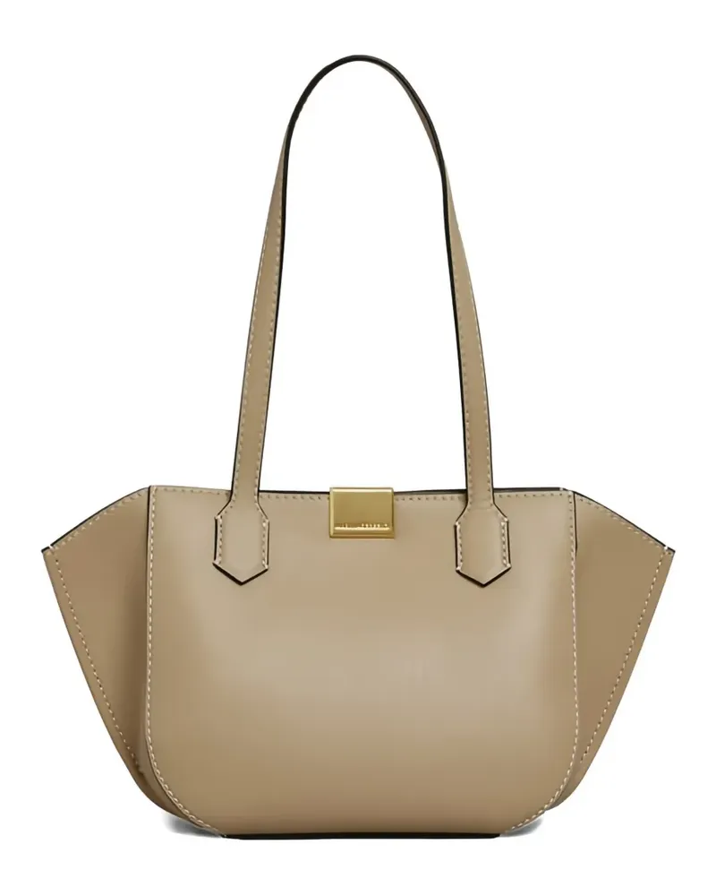 Karl Lagerfeld Handtasche aus Leder - Nude Nude