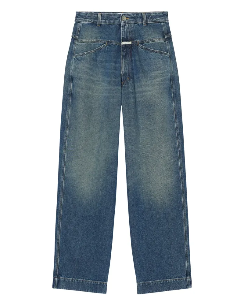 Closed Jeans mit weitem Bein - Blau Blau