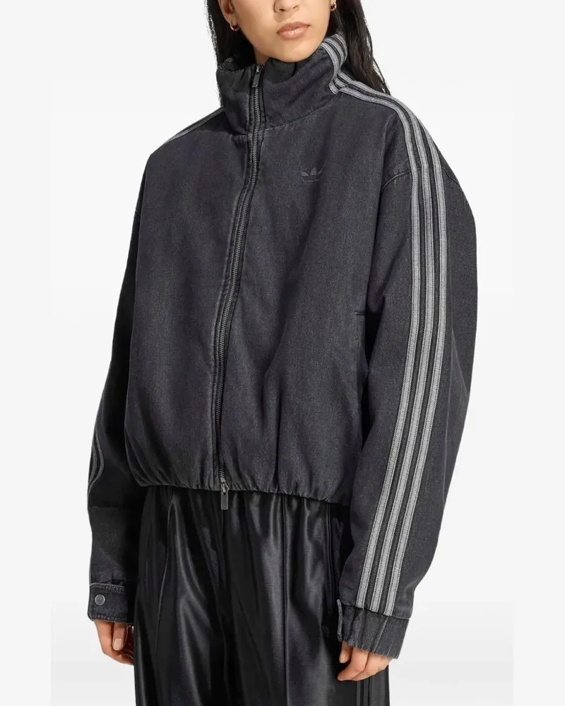 adidas Firebird side-stripe jacket - Schwarz Schwarz