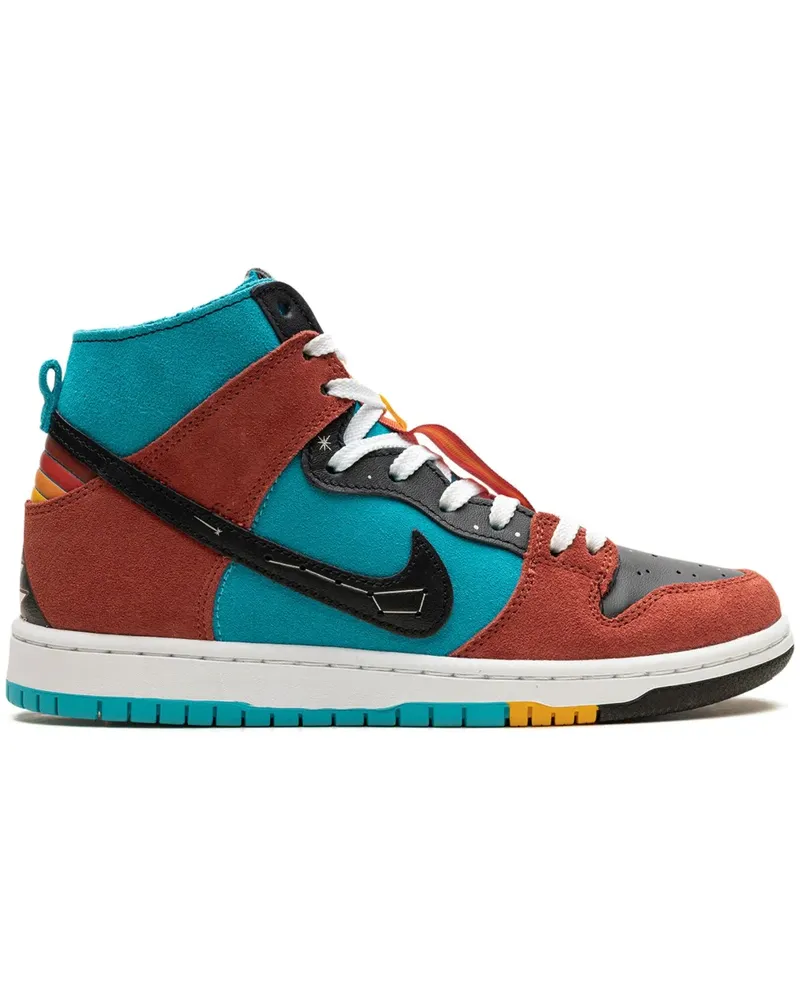 Nike x Di'or Greenwood SB Dunk High Sneakers - Blau Blau