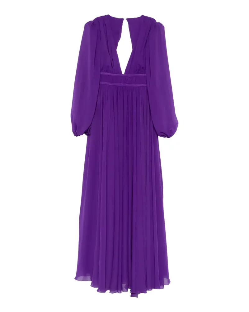 Pinko Pelagos V-neck maxi dress - Violett Violett