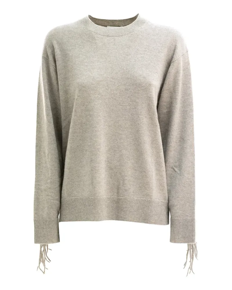 P.A.R.O.S.H. P.A.R.O H. Pullover mit Fransendetail - Nude Nude