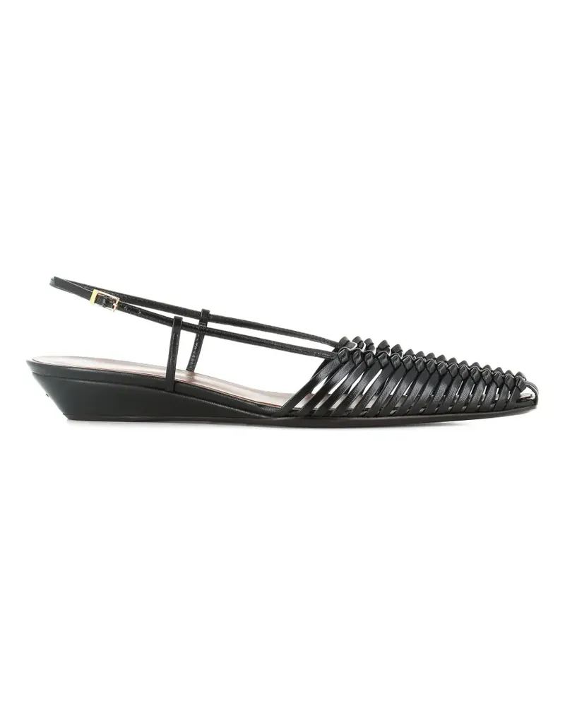 Giuseppe Zanotti Jane woven slingback sandals - Schwarz Schwarz