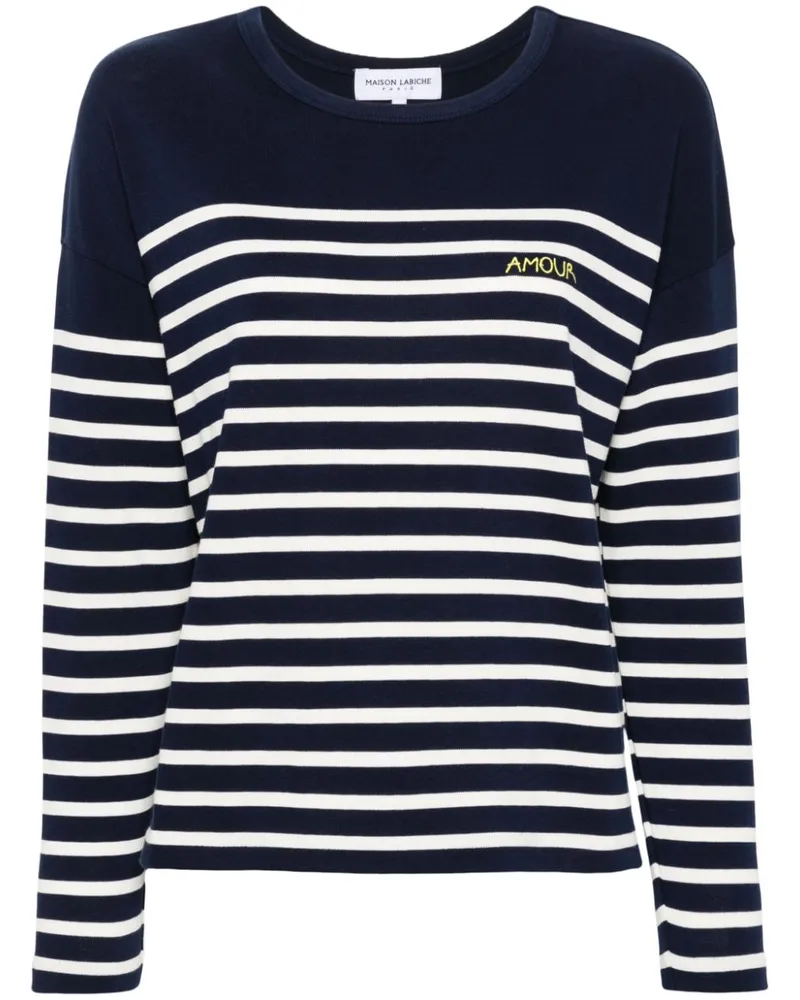 Maison Labiche Amour Montpar Pullover - Blau Blau