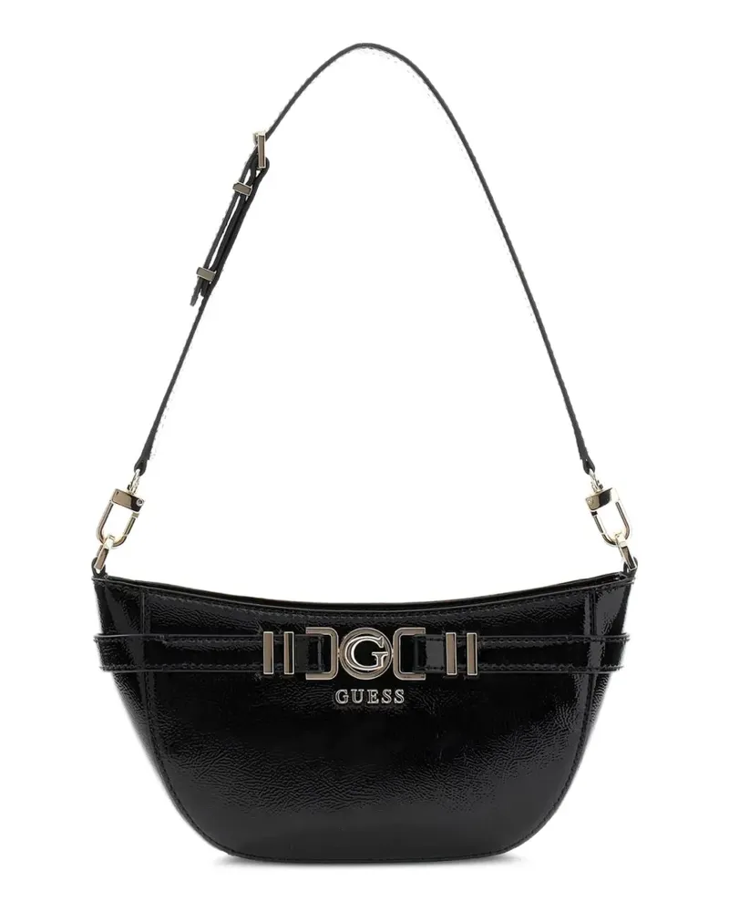 Guess Schultertasche mit Logo - Schwarz Schwarz