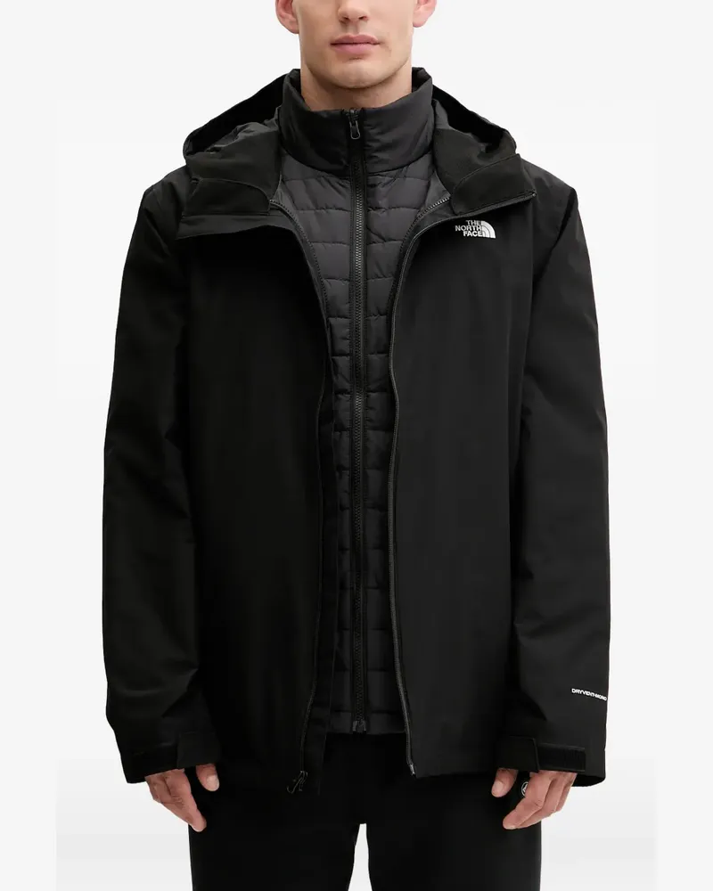 The North Face hooded zip jacket - Schwarz Schwarz
