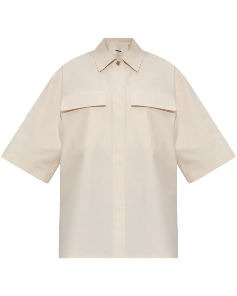 Jil Sander Hemd mit aufgesetzten Taschen - Nude Nude