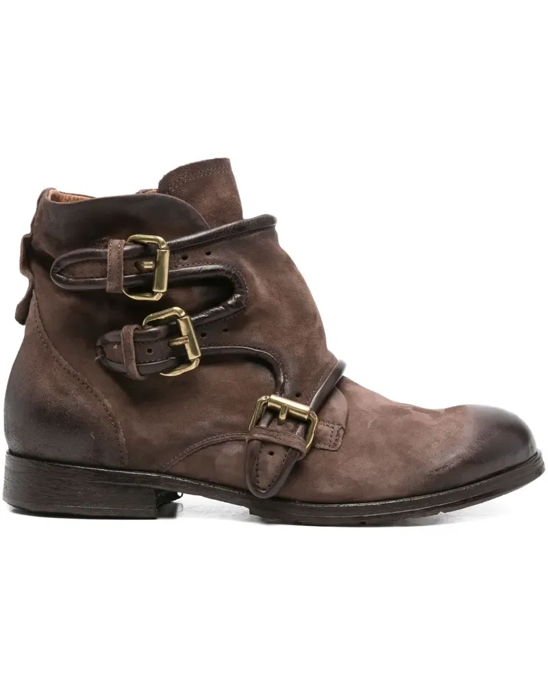 A.S.98 Stiefel mit Schnalle - Braun Braun