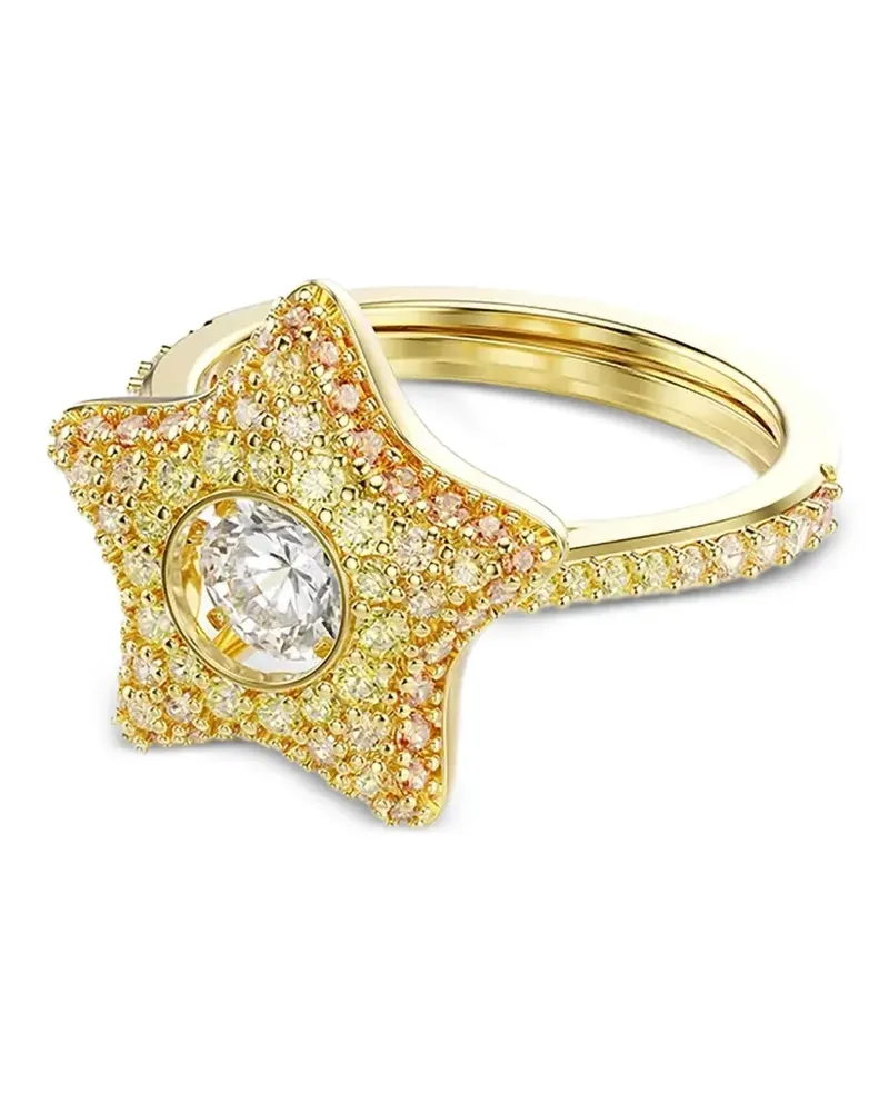 Swarovski Sublima Ring mit Kristallen - Gold Gold