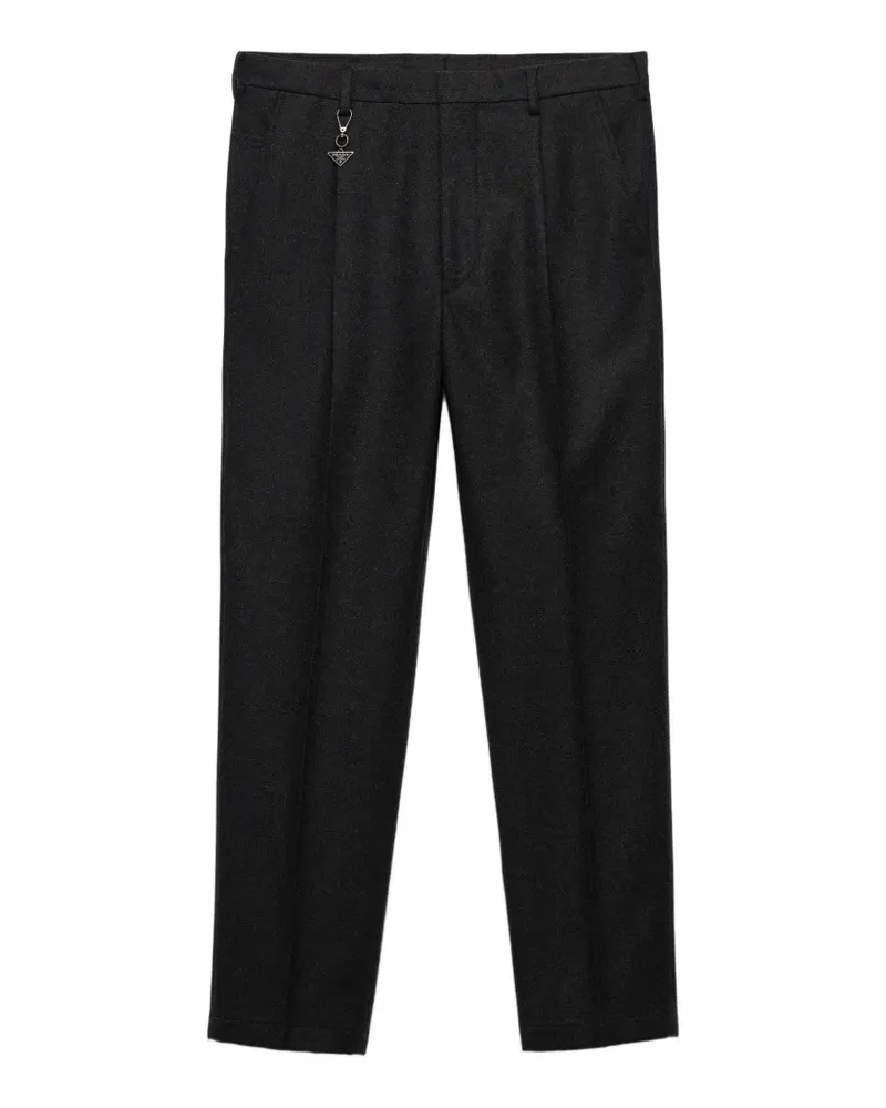 Prada Re-Wool pants - Grau Grau